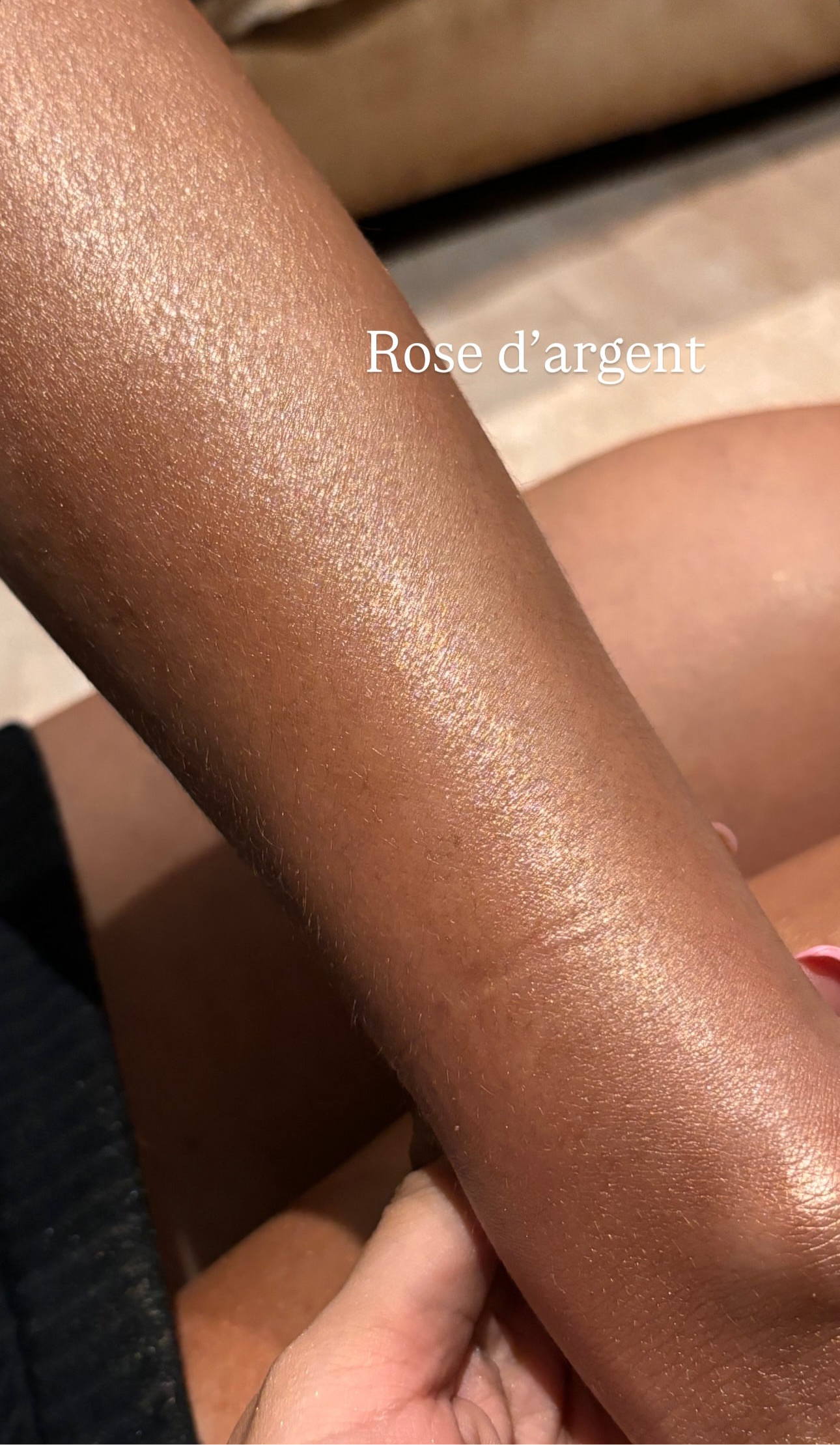 L’or brûlant Rose d’argent