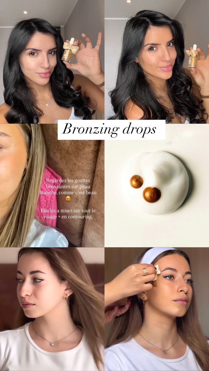 Bronzing drops : gold tan